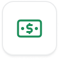 Icône d'un billet de banque.